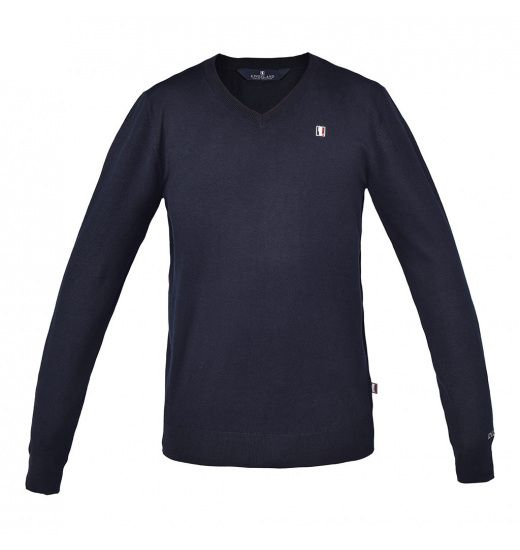 Kingsland CLASSIC MENS VNECK KNITTED JUMPER Equestrian Shop