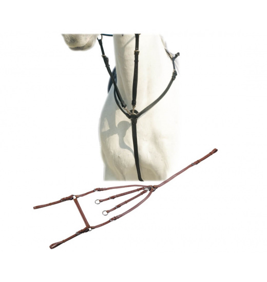 Prestige Italia E49 LEATHER MARTINGALE Equestrian Shop