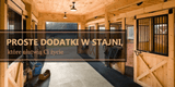 STAJNIA DLA KONI. WYPOSAŻENIE STAJNI - Equishop
