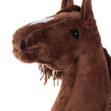 KOŃ NA PATYKU HOBBY HORSE EQUISHOP CYNAMONEK A3 PLUS OGŁOWIE GRATIS