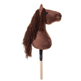 KOŃ NA PATYKU HOBBY HORSE EQUISHOP CYNAMONEK A3 PLUS OGŁOWIE GRATIS