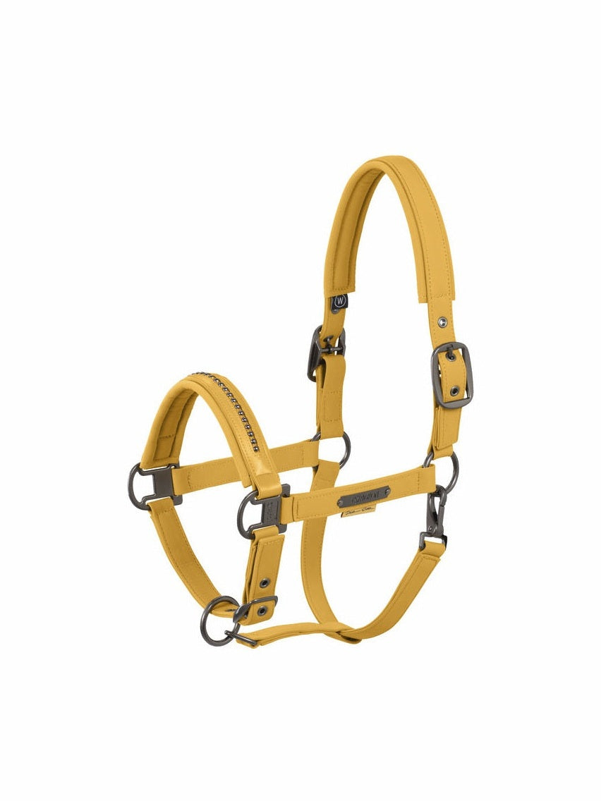 ESKADRON SOFTSHELL PEARLS DOUBLE PIN HORSE CHARM PLATINUM