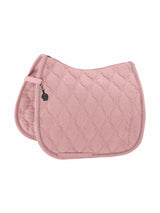 ESKADRON VELOURS CRYSTAL RIDING SADDLE PAD PLATINUM