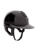 FREEJUMP VORONOI KASK JEŹDZIECKI TEMPLE PROTECTION GLOSSY Z SZEROKIM DASZKIEM