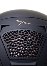 FREEJUMP VORONOI KASK JEŹDZIECKI MATTE Z SZEROKIM DASZKIEM ROSE GOLD