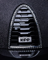 KEP ITALIA CROMO 2.0 POLISH KASK JEŹDZIECKI SWARO SILVER NIGHT / LUMINOR INSERTS CZARNY