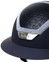 KASK STAR LADY CHROME KASK JEŹDZIECKI SWARO FRAME SILVER CZARNY