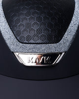 KASK STAR LADY CHROME KASK JEŹDZIECKI SWARO FRAME SILVER CZARNY