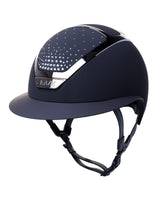 KASK STAR LADY CHROME KASK JEŹDZIECKI ANIMA SWARO PASSAGE CRYSTAL CZARNY