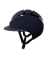 KASK STAR LADY CHROME KASK JEŹDZIECKI ANIMA SWARO PASSAGE CRYSTAL CZARNY