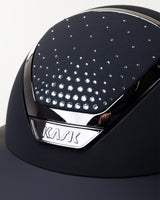 KASK STAR LADY CHROME KASK JEŹDZIECKI ANIMA SWARO PASSAGE CRYSTAL CZARNY