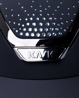 KASK STAR LADY CHROME KASK JEŹDZIECKI ANIMA SWARO PASSAGE CRYSTAL CZARNY