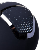 KASK STAR LADY CHROME KASK JEŹDZIECKI ANIMA SWARO PASSAGE CRYSTAL CZARNY