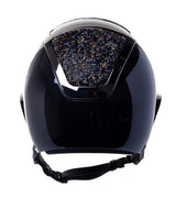 KASK STAR LADY PURE SHINE KASK JEŹDZIECKI SWARO MIDNIGHT MIXTURE VOLCANO CZARNY