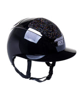 KASK STAR LADY PURE SHINE KASK JEŹDZIECKI SWARO MIDNIGHT MIXTURE VOLCANO CZARNY
