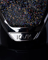 KASK STAR LADY PURE SHINE KASK JEŹDZIECKI SWARO MIDNIGHT MIXTURE VOLCANO CZARNY