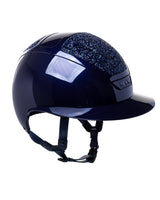KASK STAR LADY PURE SHINE KASK JEŹDZIECKI SWARO MIDNIGHT MIXTURE ABISSO GRANATOWY