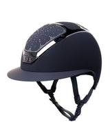 KASK STAR LADY CHROME KASK JEŹDZIECKI ANIMA SWARO RIVIERA CRYSTAL CZARNY