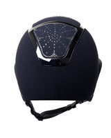 KASK STAR LADY CHROME KASK JEŹDZIECKI ANIMA SWARO RIVIERA CRYSTAL CZARNY