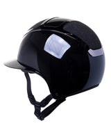 KASK STAR LADY PURE SHINE KASK JEŹDZIECKI SWARO CARPET CZARNY