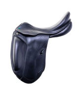 PRESTIGE ITALY VENUS K NEW 17S/33 BLACK USED DRESSAGE SADDLE