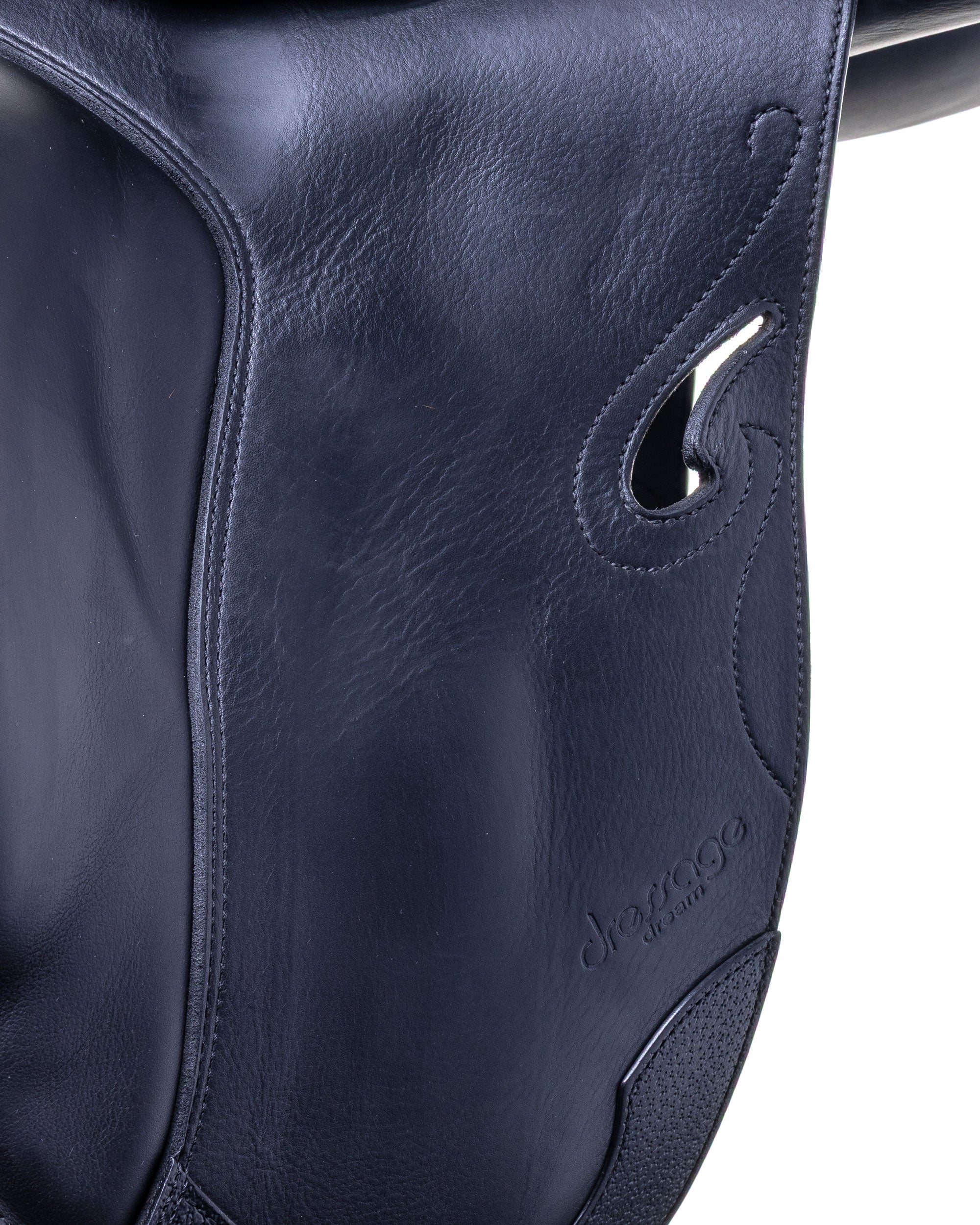 PRESTIGE ITALY VENUS K NEW 17S/33 BLACK USED DRESSAGE SADDLE