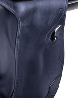 PRESTIGE ITALY VENUS K NEW 17S/33 BLACK USED DRESSAGE SADDLE