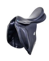 PRESTIGE ITALY VENUS K NEW 17S/33 BLACK USED DRESSAGE SADDLE