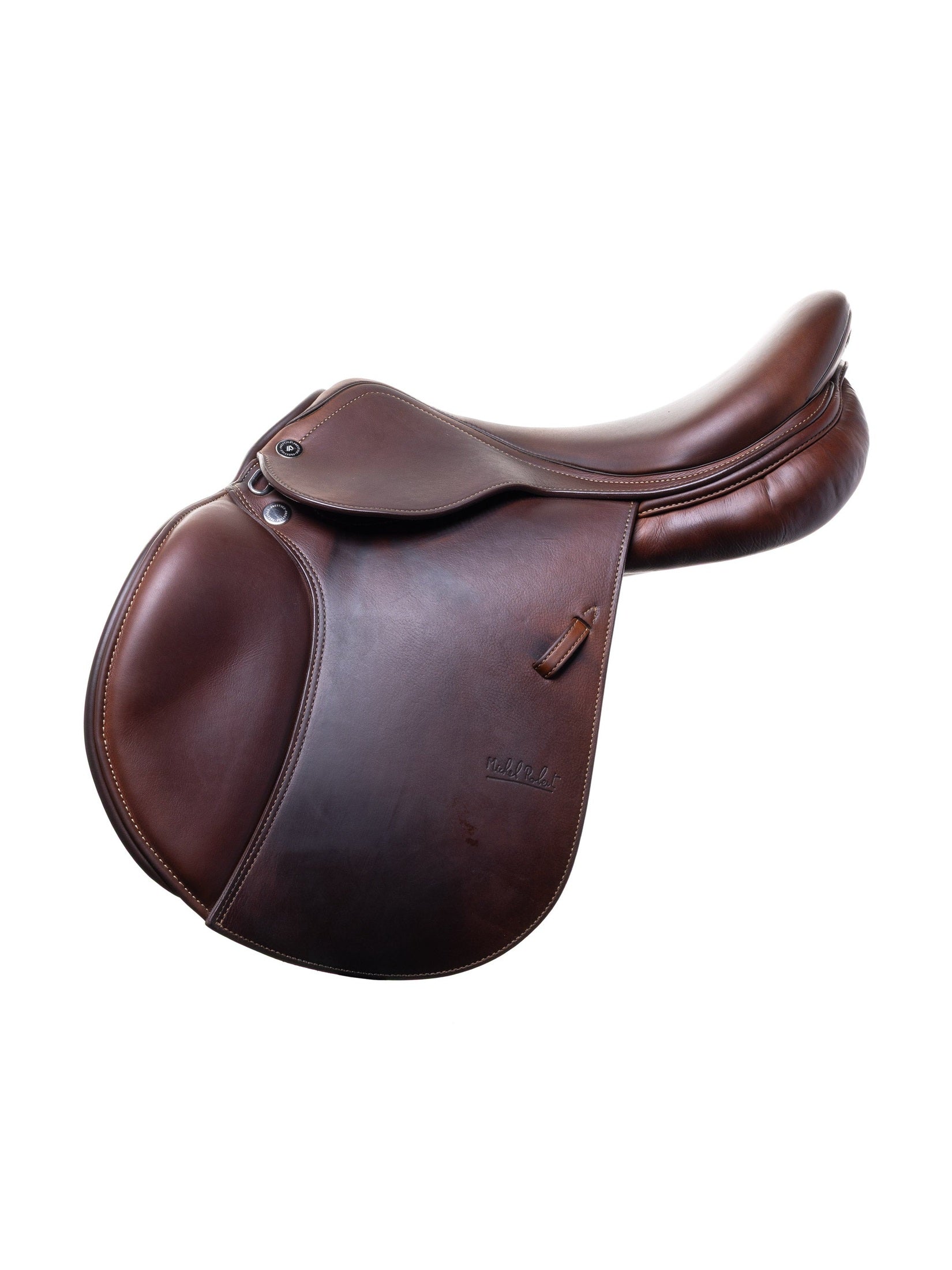 PRESTIGE ITALY VENUS K NEW 17S/33 BLACK USED DRESSAGE SADDLE