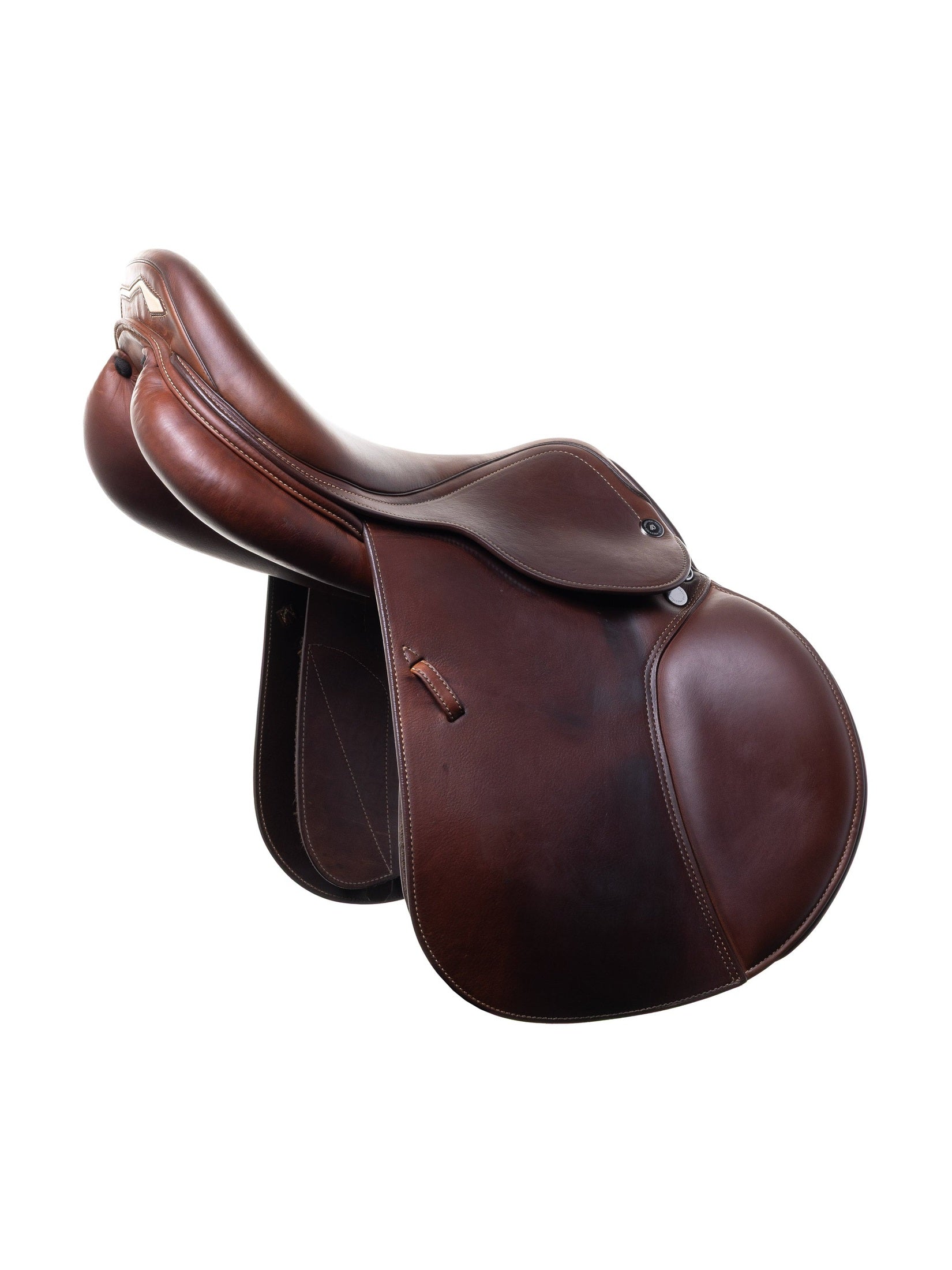 PRESTIGE ITALY VENUS K NEW 17S/33 BLACK USED DRESSAGE SADDLE