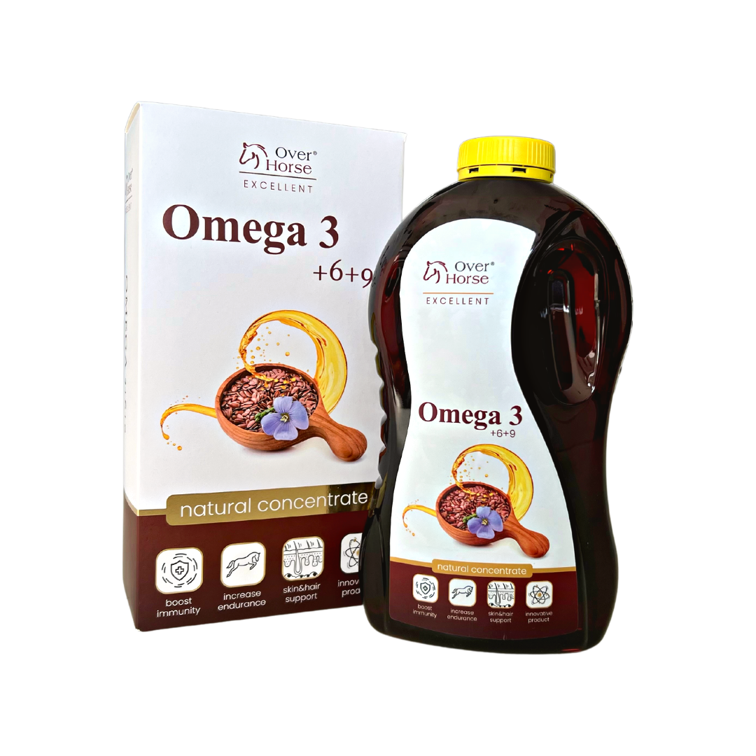 OVER HORSE OMEGA 3+6+9 WYCIĄG Z OLEJU LNIANEGO DLA KONIA