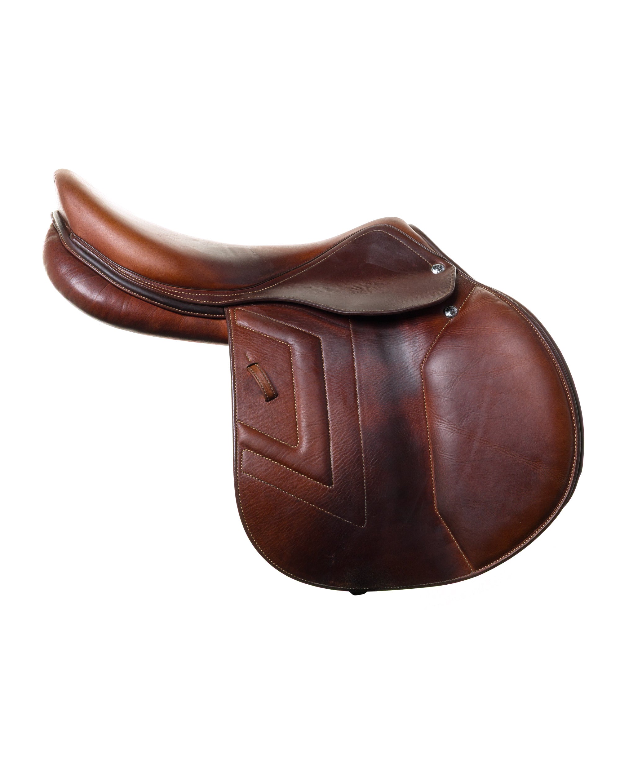 PRESTIGE ITALY VENUS K NEW 17S/33 BLACK USED DRESSAGE SADDLE