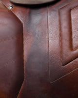 PRESTIGE ITALY VENUS K NEW 17S/33 BLACK USED DRESSAGE SADDLE