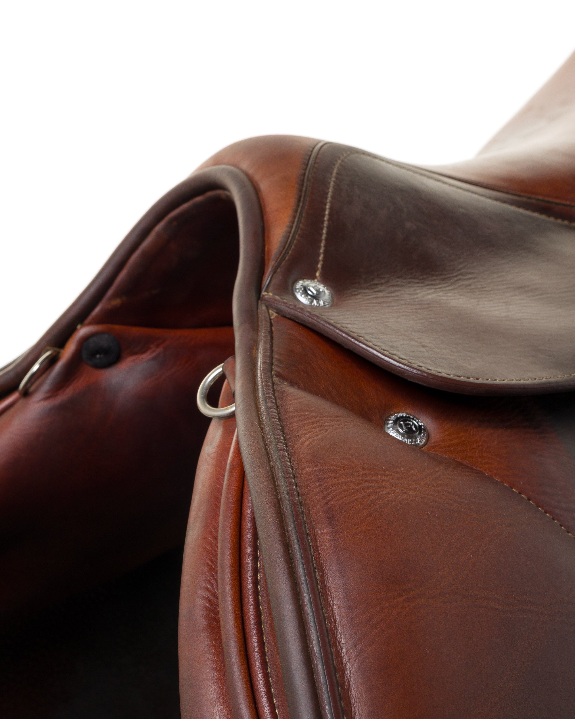 PRESTIGE ITALY VENUS K NEW 17S/33 BLACK USED DRESSAGE SADDLE