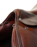 PRESTIGE ITALY VENUS K NEW 17S/33 BLACK USED DRESSAGE SADDLE