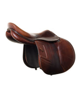 PRESTIGE ITALY VENUS K NEW 17S/33 BLACK USED DRESSAGE SADDLE