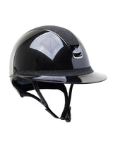SAMSHIELD KASK MISS GLOSSY 2.0 / CRYSTAL FABRIC TOP FB / BLACK CHROME / CZARNY
