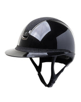SAMSHIELD KASK MISS GLOSSY 2.0 / CRYSTAL FABRIC TOP FB / BLACK CHROME / CZARNY