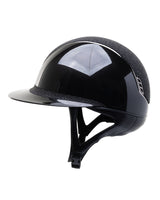 SAMSHIELD KASK MISS GLOSSY 2.0 / CRYSTAL FABRIC TOP FB / BLACK CHROME / CZARNY