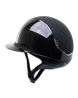 SAMSHIELD KASK MISS GLOSSY 2.0 / CRYSTAL FABRIC TOP FB / BLACK CHROME / CZARNY