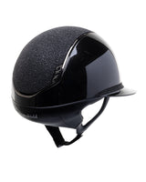 SAMSHIELD KASK MISS GLOSSY 2.0 / CRYSTAL FABRIC TOP FB / BLACK CHROME / CZARNY