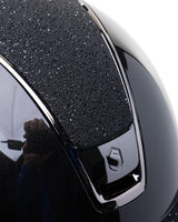 SAMSHIELD KASK MISS GLOSSY 2.0 / CRYSTAL FABRIC TOP FB / BLACK CHROME / CZARNY