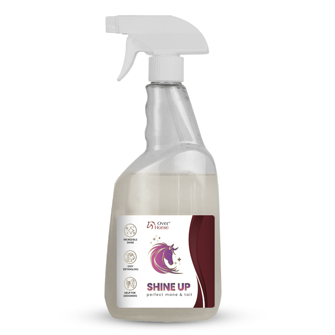 OVER HORSE SHINE UP ODŻYWKA DO ROZCZESYWANIA GRZYWY I OGONA WINOGRONOWA