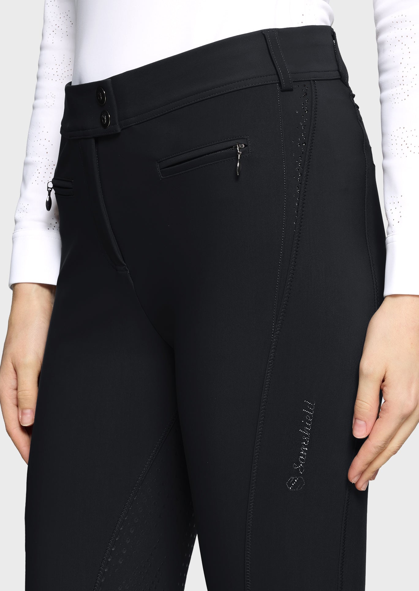 SAMSHIELD OMEGA BRYCZESY JEŹDZIECKIE Z PEŁNYM LEJEM DAMSKIE