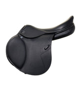 PRESTIGE ITALY VENUS K NEW 17S/33 BLACK USED DRESSAGE SADDLE