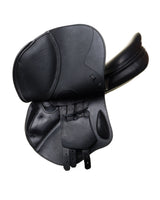 PRESTIGE ITALY VENUS K NEW 17S/33 BLACK USED DRESSAGE SADDLE