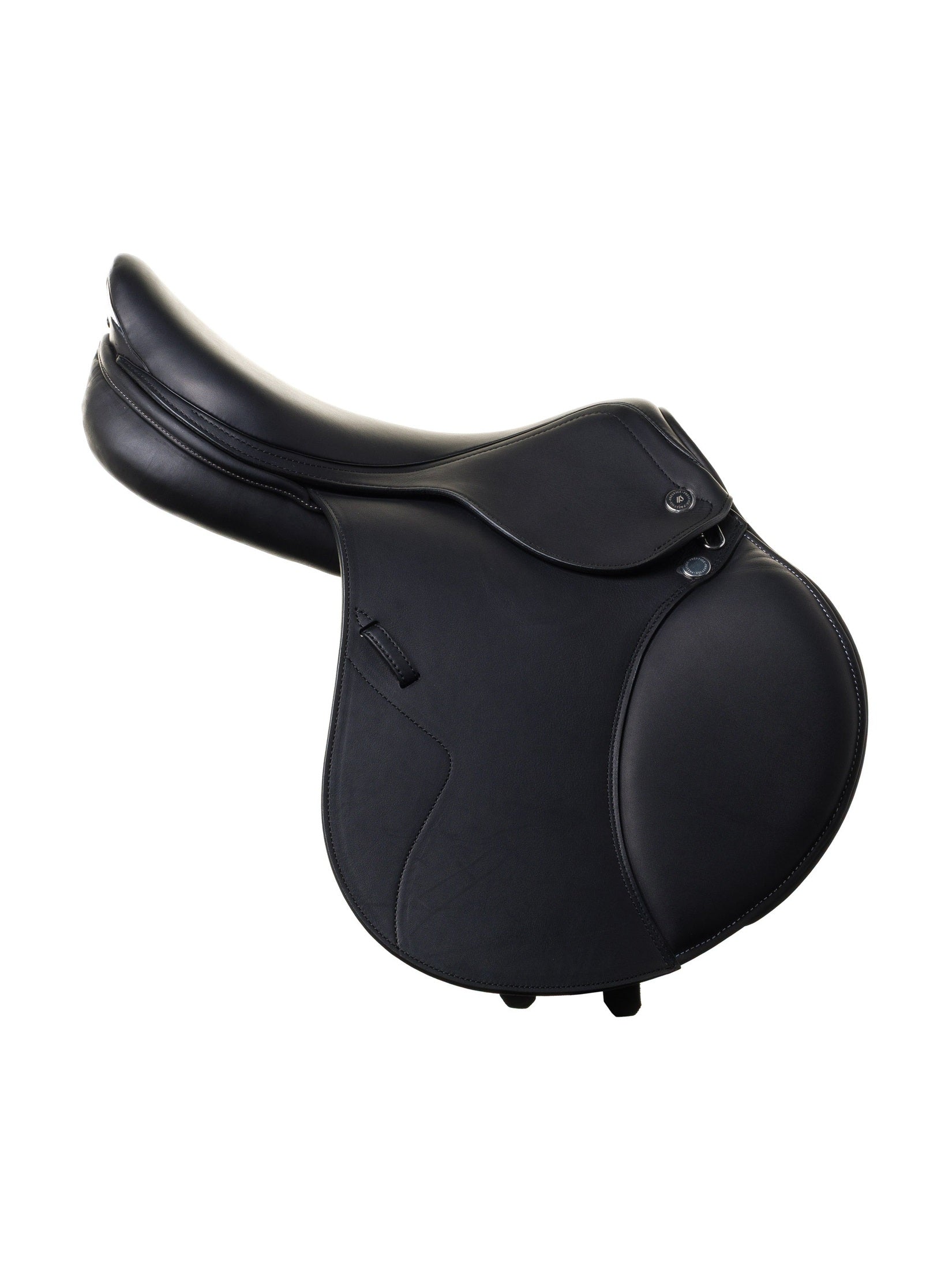 PRESTIGE ITALY VENUS K NEW 17S/33 BLACK USED DRESSAGE SADDLE
