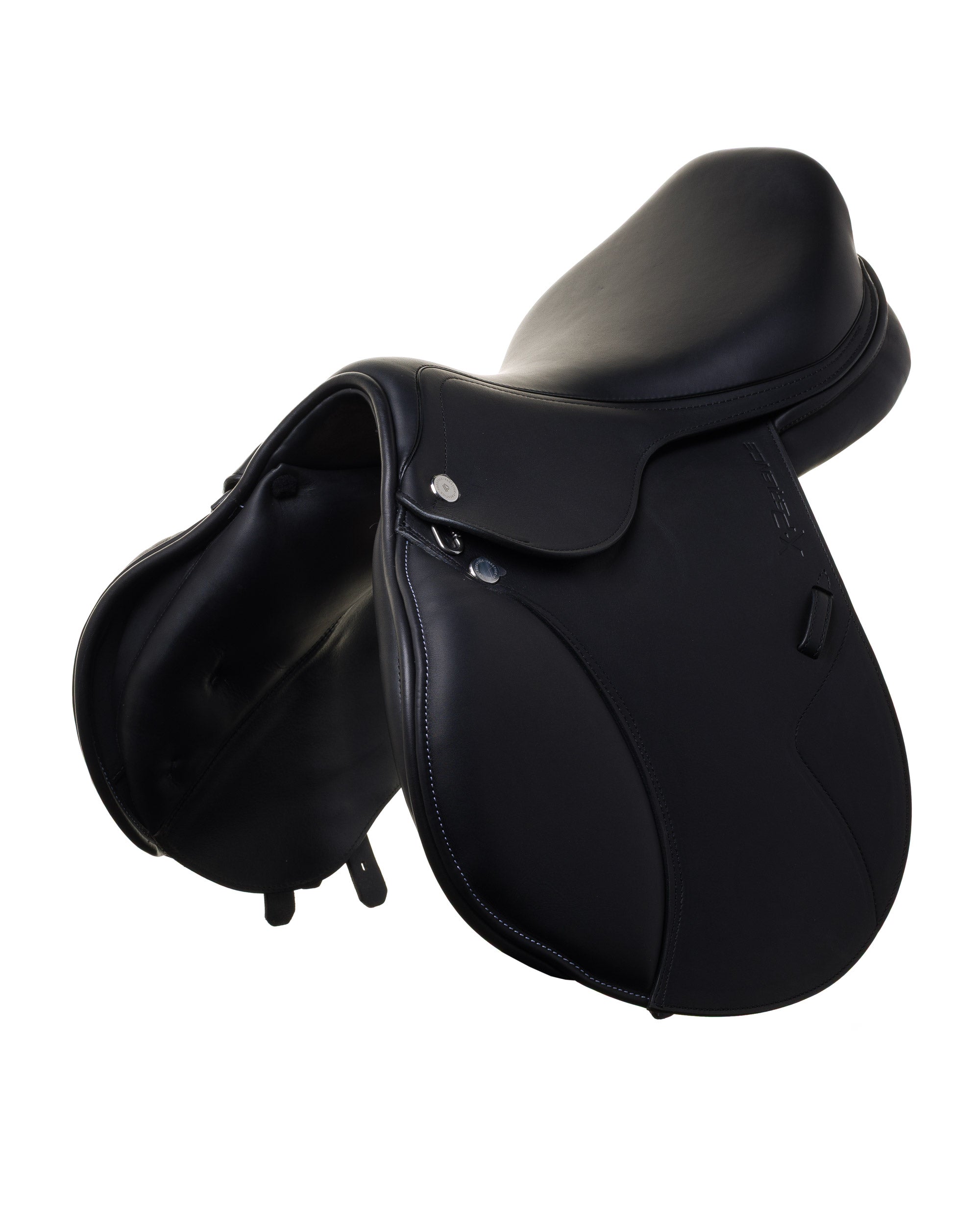 PRESTIGE ITALY VENUS K NEW 17S/33 BLACK USED DRESSAGE SADDLE