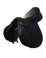PRESTIGE ITALY VENUS K NEW 17S/33 BLACK USED DRESSAGE SADDLE