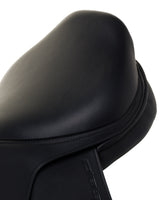 PRESTIGE ITALY VENUS K NEW 17S/33 BLACK USED DRESSAGE SADDLE